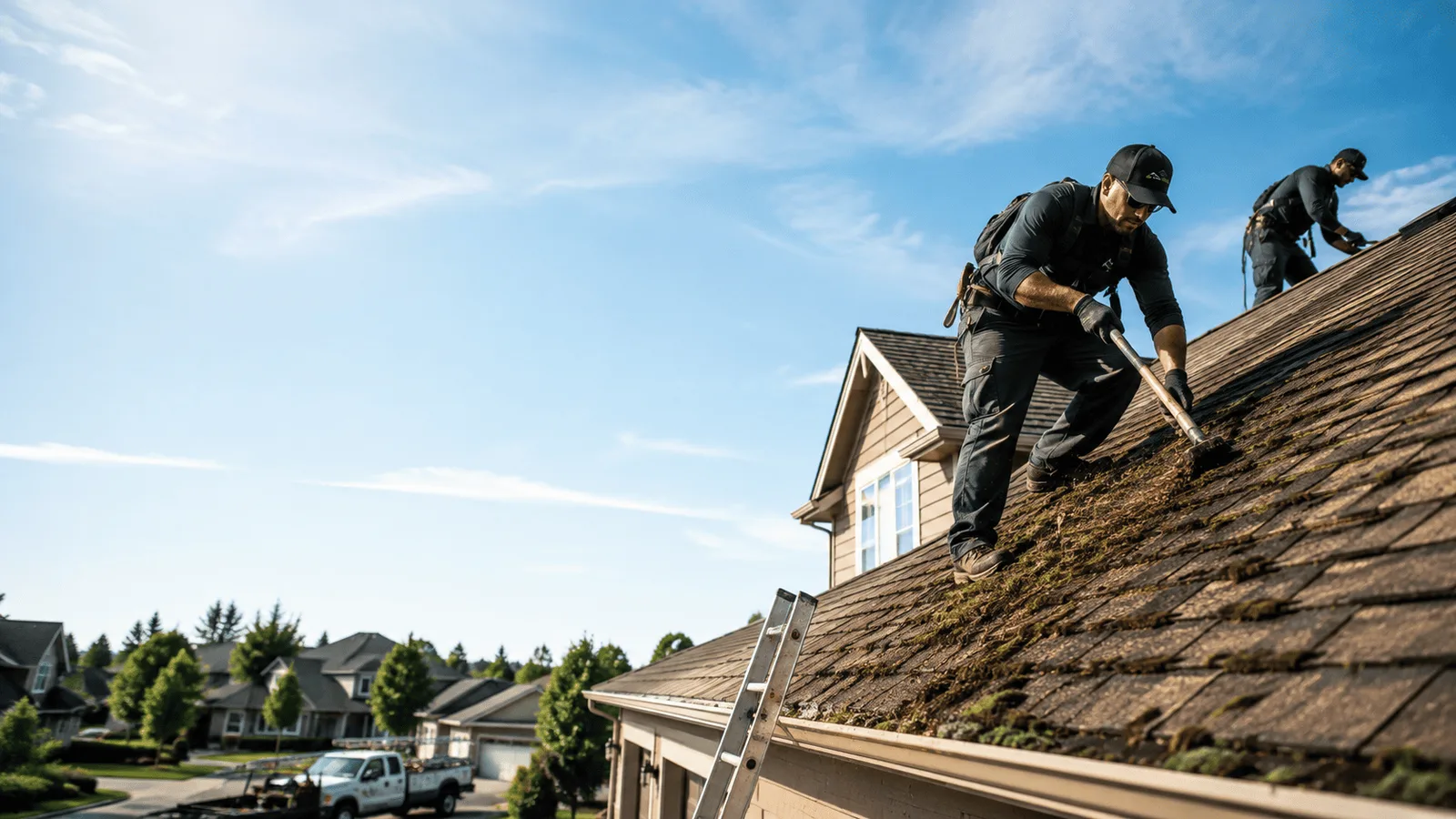 Roof Moss Removal in Strawn, IL near me